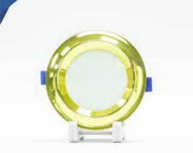 Đèn LED âm trần mặt cong Nano Gold 9W – Đơn sắc