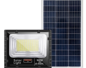 Đèn pha led năng lượng mặt trời JD81000L, công suất 1000w
