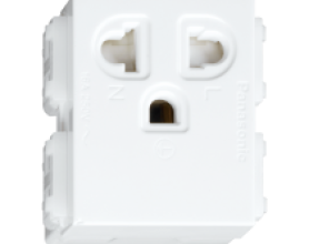 Ổ CẮM ĐƠN CÓ DÂY NỐI ĐẤT VÀ MÀN CHE - WEV1181-7SW