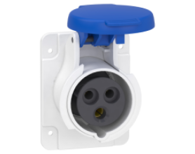 Ổ cắm âm dạng thẳng IP44 2P+E 230V 16A PKF16G423