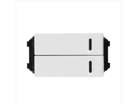 Công tắc B, 1 chiều, loại đôi, cỡ trung, WEV502107SW