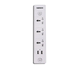  Ổ cắm có dây Nanoco NES332U-3 3 ổ cắm đa năng + 2 USB + 2 công tắc 3M