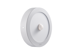 LED Panel ốp nổi nhôm, mặt tròn, cảm biến chuyển động 12W ánh sáng trắng SRPL-12T/MS