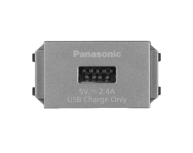 Wide_Ổ cắm USB WEF108107MYH-VN 1 cổng màu xám kim