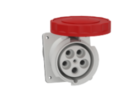 Ổ cắm âm dạng nghiêng IP67 4P+E 400V 125A MÃ 81295