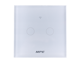 Mặt 2 công tắc hình vuông, điều khiển Wifi SWV2/SC