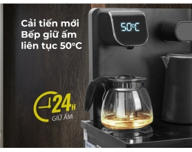 Cây nước làm nóng bình âm kết hợp bàn pha trà, cafe Fujihome TB110E-H