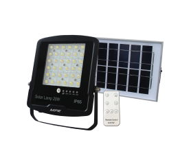 LED pha năng lượng mặt trời 200W ánh sáng vàng SFLD-200V