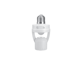 Đui đèn cảm biến chuyển động hồng ngoại E27 quét góc 360 độ IP20 mã IRHD1