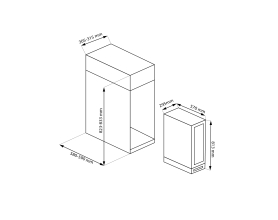 TỦ BẢO QUẢN RƯỢU KAFF KF-BW58L