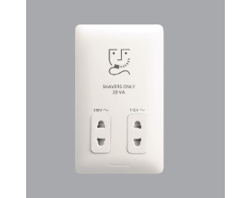 Wide_Ổ cắm cho máy cạo râu WSBC9120SW-VN VIỀN BO