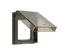 Wide_Type BS Mặt có nắp che mưa WBG8981-P Dùng cho công tắc - nắp trong