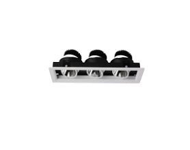 Đèn Led Âm Trần 30W X 3, Trắng - Vàng, Khoét Lỗ L470 X W160mm EC-LA276