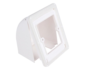 Wide_Type BS Mặt có nắp che mưa WBC8991W Dùng cho công tắc, ổ cắm