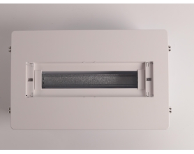 Tủ điện âm tường Panasonic BQDF16MH31AV Mặt nhựa kín, mở ngang 16 đường màu xám kim
