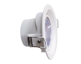 LED Downlight âm trần Chiếu điểm, Điều chỉnh hướng sáng, mặt tròn 9W ánh sáng trắng DLA2R-9T