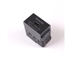 Wide_Ổ cắm USB WEF412417MYH-VN màu xám kim 1 cổng type C