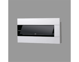 Tủ điện âm tường Panasonic BQDX16T11AV Mặt nhựa, nắp kính mở dọc 16 đường màu trắng