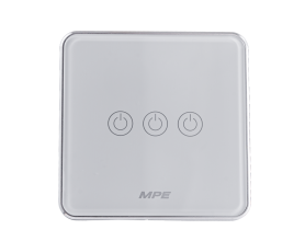 Mặt 3 công tắc hình vuông, điều khiển Zigbee SWV3/ZB