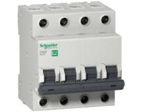 CẦU DAO TỰ ĐỘNG EASY9 MCB 4 CỰC, 4,5kA 400V 50A MÃ EZ9F34450