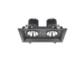 Đèn Led Âm Trần 12W X 2, Trắng - Vàng, Khoét Lỗ L235 X W125mm EC-LA458