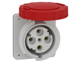 Ổ cắm âm dạng thẳng IP67 3P+E 400V 63A MÃ 81682