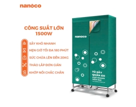 Tủ sấy quần áo 1500W NCD1502