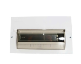 Tủ điện âm tường Nanoco NDP114 vỏ kim loại 10-14 đường