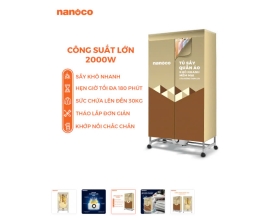 Tủ sấy quần áo 2000W NCD2006
