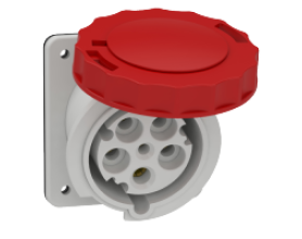 Ổ cắm âm dạng nghiêng IP67 4P+E 400V 63A MÃ 81283