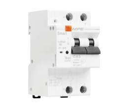 Cầu dao bảo vệ dòng rò, quá tải thông minh RCBOS 2 cực, 80A, 30mA, 6kA mã RCBOS-280/30