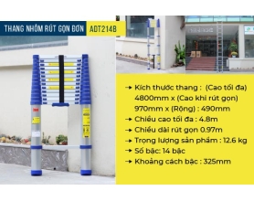 THANG NHÔM RÚT GỌN ADVINDEQ ADT214B