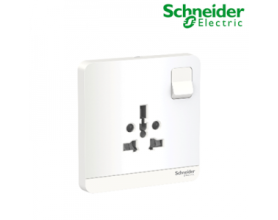 Bộ ổ cắm đơn đa năng 16A có công tắc E8315TS_WE_G19