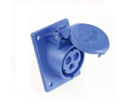 Ổ cắm âm loại không kín nước dạng nghiêng F413-6