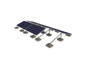 KHUNG LẮP ĐẶT MPE SOLAR TRÊN MÁI BẰNG