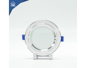 Âm trần khối đúc TOS 12W viền bạc – Đơn sắc