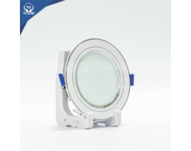Âm trần khối đúc TOS 12W viền bạc – Đơn sắc