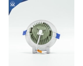 Âm trần khối đúc TOS 7W viền bạc-Ba màu