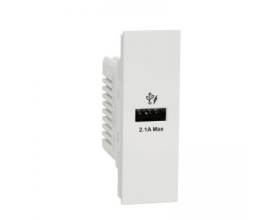 Ổ cắm USB type A 2.1A size S M3T_USB_WE
