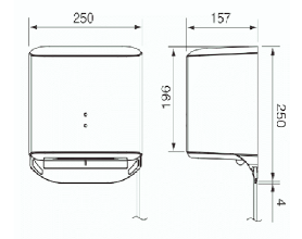 Máy sấy tay Panasonic không khay nước FJ-T09B3