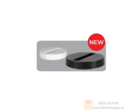 Đế đèn led thanh ray T2 màu đen và trắng