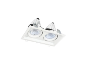 Đèn Led Âm Trần 18W X 2, Trắng - Vàng, Khoét Lỗ L230 X W120mm EC-LA514