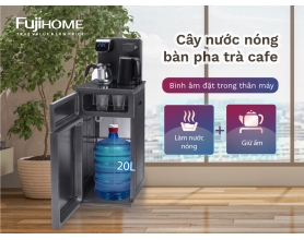 Cây nước làm nóng bình âm kết hợp bàn pha trà, cafe Fujihome TB110E-H