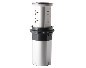 Ổ cắm âm bàn 4 ổ cắm đăng năng, Tích hợp 8 USB type A & type C, điều khiển Wifi TBS2/SC