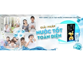 MÁY LỌC MƯỚC ION KIỀM HYDROGEN GEMS