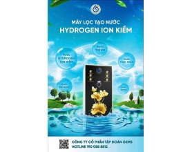 MÁY LỌC MƯỚC ION KIỀM HYDROGEN GEMS